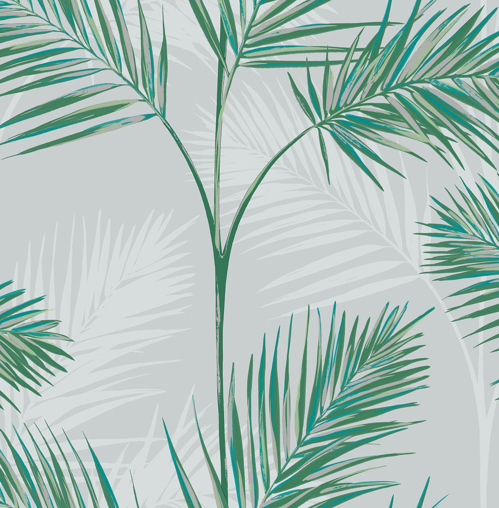 Brewster Home Fashions South Beach Stone Fronds Wallpaper
