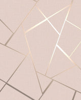 Brewster Home Fashions Quartz Blush Fractal Wallpaper