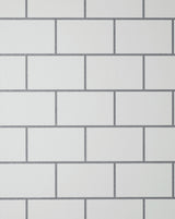 Brewster Home Fashions Metro Silver Tile Wallpaper