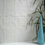 Brewster Home Fashions Early Victorian Paintable Textured Vinyl Wallpaper