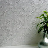 Brewster Home Fashions Charles Supaglypta Paintable Wallpaper