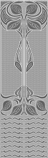 Brewster Home Fashions Nouveau Paintable Dado