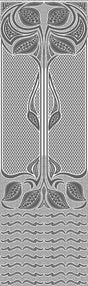Brewster Home Fashions Nouveau Paintable Dado