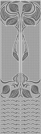 Brewster Home Fashions Nouveau Dado Paintable Wallpaper