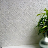 Brewster Home Fashions Maxwell Textured Vinyl Paintable Wallpaper