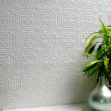 Brewster Home Fashions Derby Paintable Anaglytpa Original Wallpaper