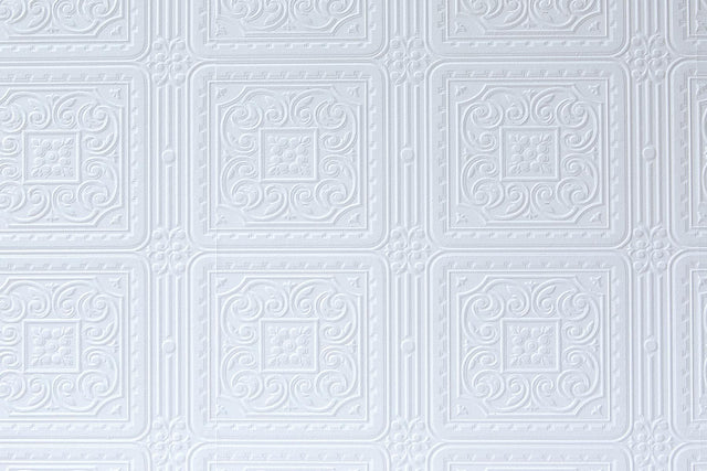 Brewster Home Fashions Turner Tile Paintable Textured Vinyl Wallpaper