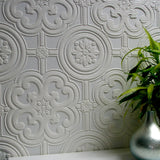 Brewster Home Fashions Egon Textured Vinyl Paintable Wallpaper