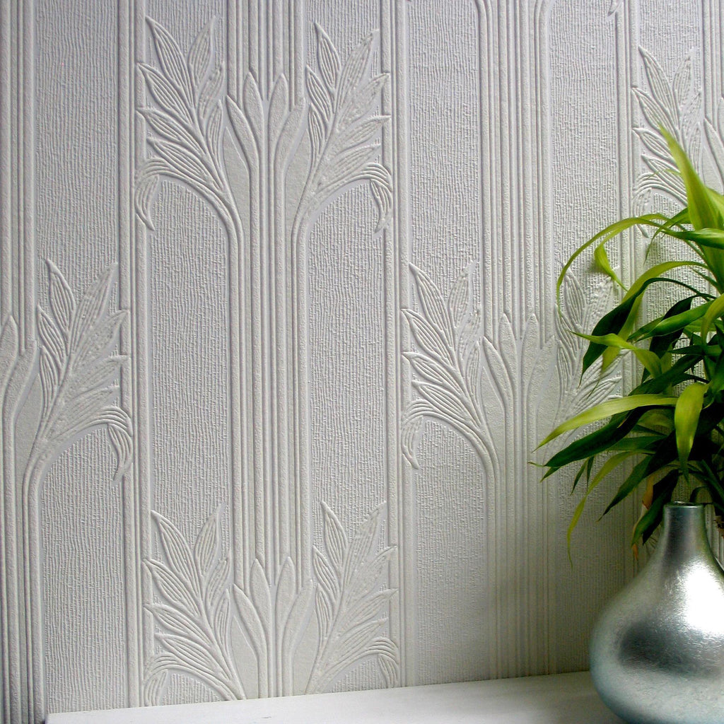 Brewster Home Fashions Wildacre Paintable Textured Vinyl Wallpaper