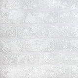 Brewster Home Fashions Lincolnshire Brick Paintable Luxury Vinyl Wallpaper