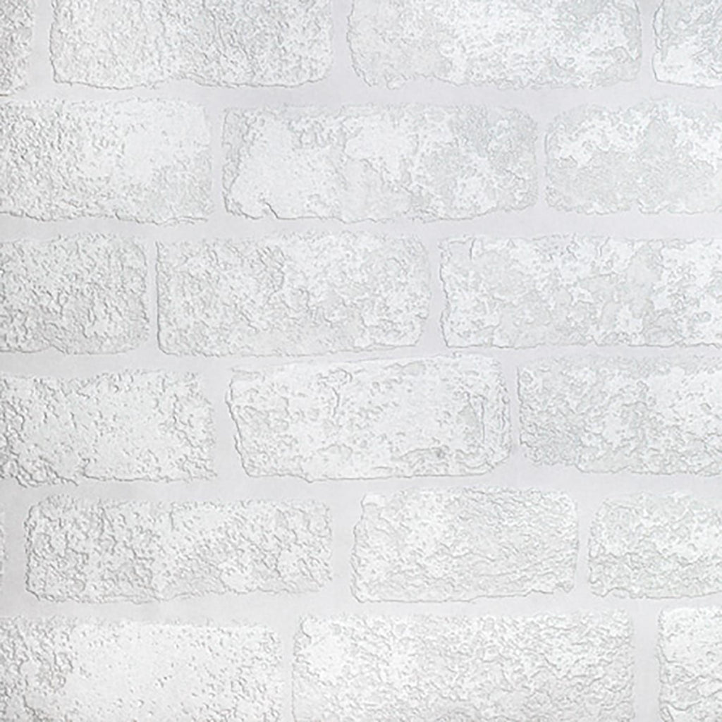 Brewster Home Fashions Lincolnshire Brick Paintable Luxury Vinyl Wallpaper