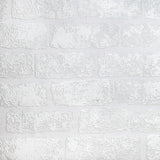 Brewster Home Fashions Lincolnshire Brick Luxury Vinyl Paintable Wallpaper