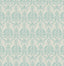 A-Street Prints Waverly Turquoise Petite Damask Wallpaper