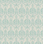 A-Street Prints Waverly Turquoise Petite Damask Wallpaper