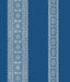 A-Street Prints Brynn Indigo Paisley Stripe Wallpaper
