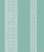 A-Street Prints Brynn Turquoise Paisley Stripe Wallpaper