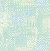 A-Street Prints Flower Power Patchwork Green Wallpaper