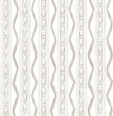 A-Street Prints Rhys Stone IKAT Stripe Wallpaper