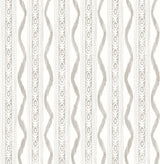 A-Street Prints Rhys IKAT Stripe Stone Wallpaper