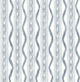 A-Street Prints Rhys Blue IKAT Stripe Wallpaper