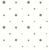 A-Street Prints Henry Starburst Green Wallpaper