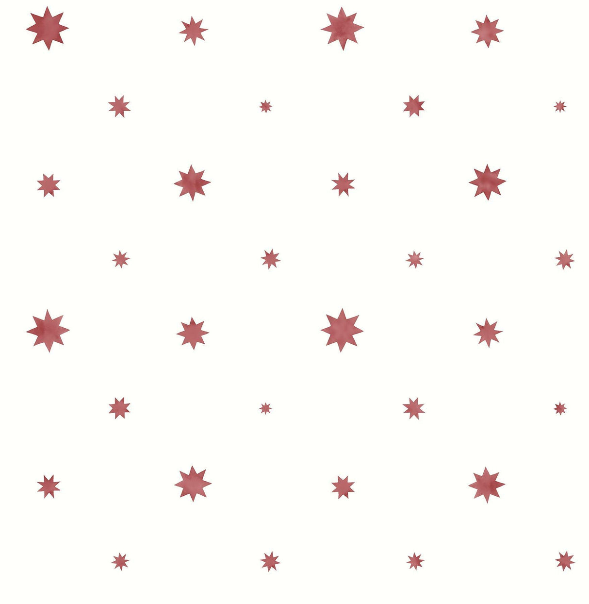 A-Street Prints Henry Red Starburst Wallpaper