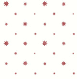A-Street Prints Henry Red Starburst Wallpaper