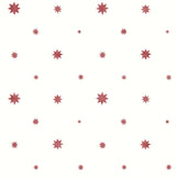A-Street Prints Henry Starburst Red Wallpaper