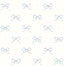 A-Street Prints Emma Blue Heather Large Bow Wallpaper