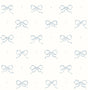 A-Street Prints Emma Blue Heather Large Bow Wallpaper