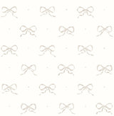 A-Street Prints Emma Large Bow Stone Wallpaper