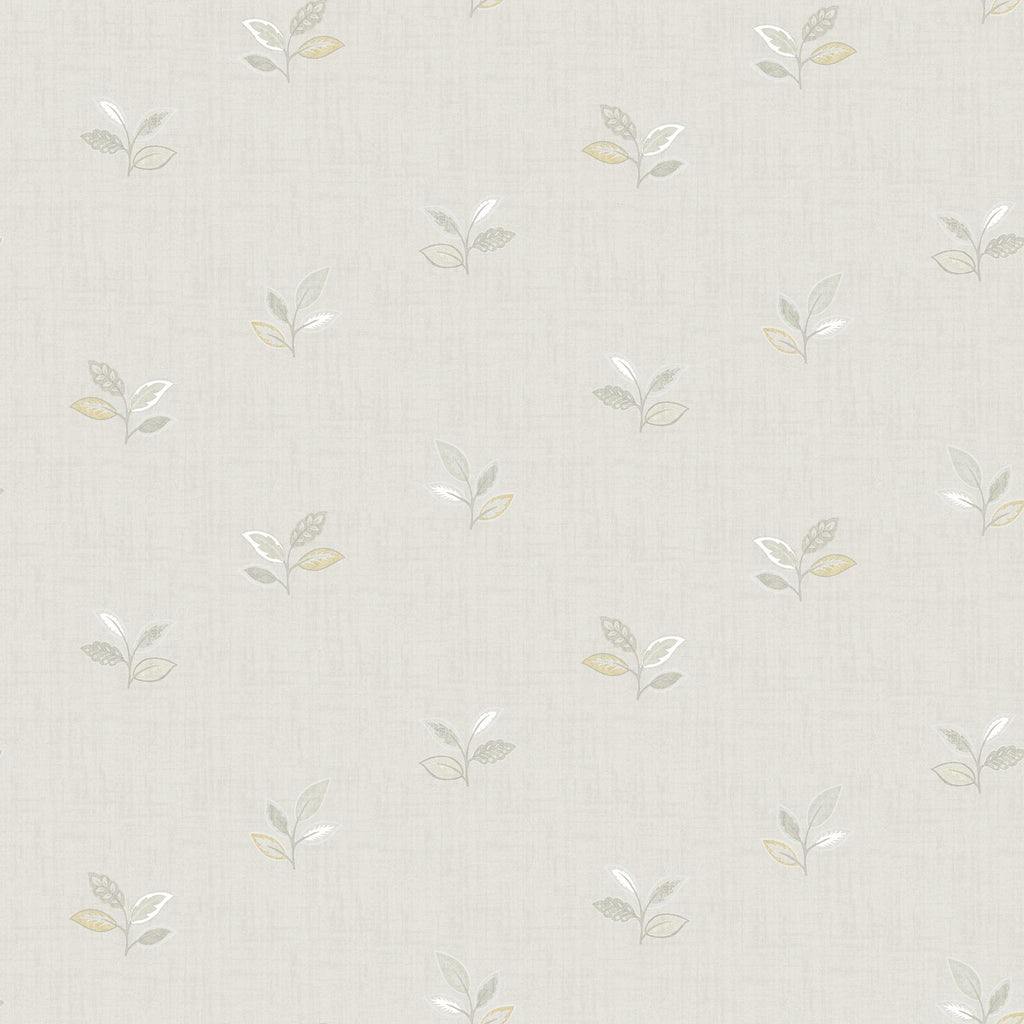 Brewster Home Fashions Leigh Leaf Grey Wallpaper