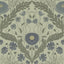 Brewster Home Fashions Marguerite Green Damask Wallpaper
