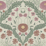 Brewster Home Fashions Marguerite Damask Multicolor Wallpaper
