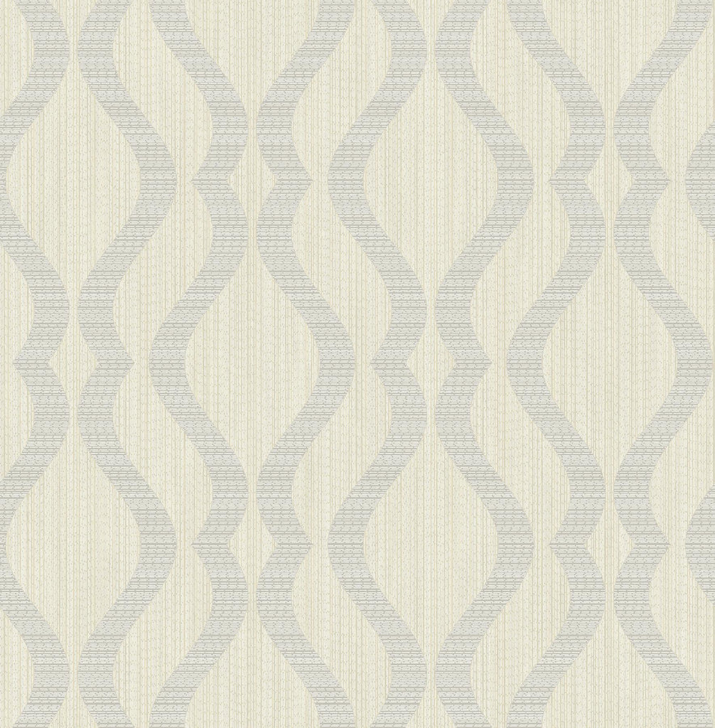 Brewster Home Fashions Yves Ogee Multicolor Wallpaper