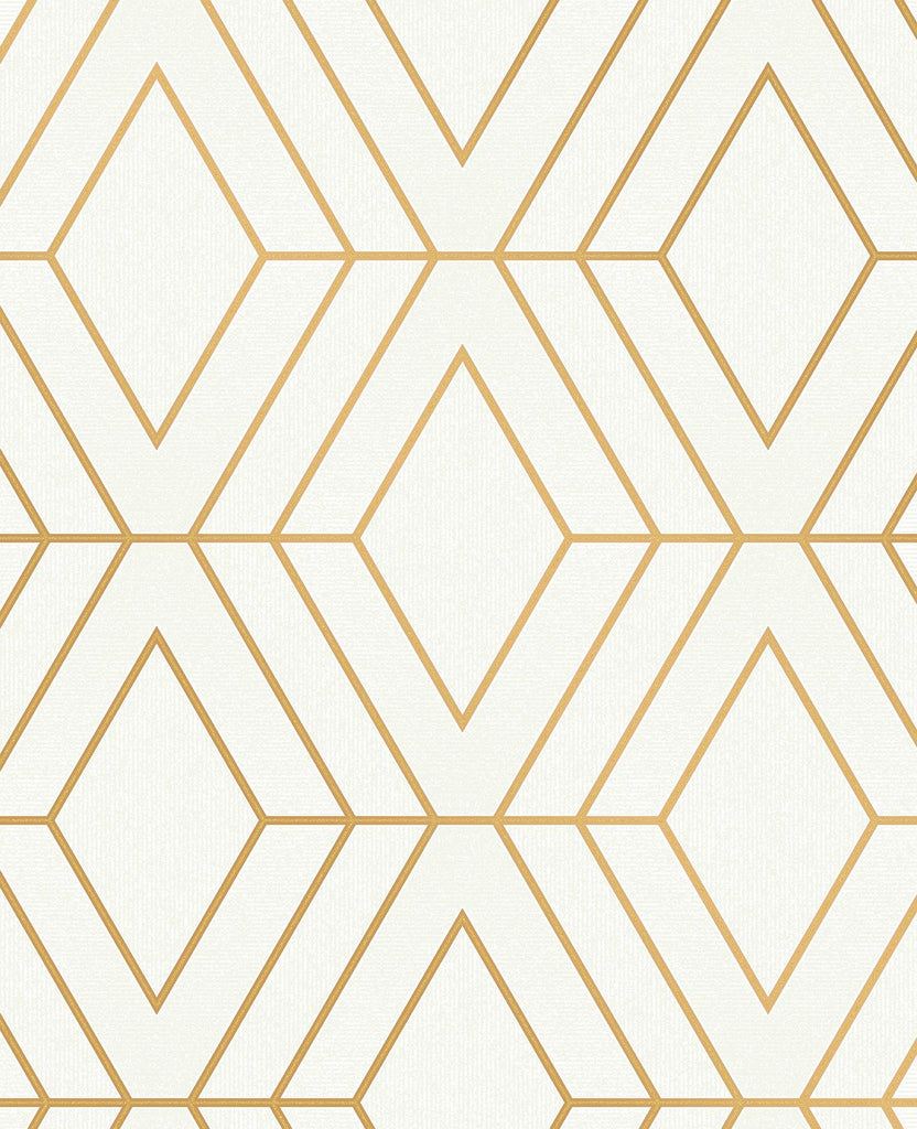 Brewster Home Fashions Adaline Off-white Geometric Wallpaper