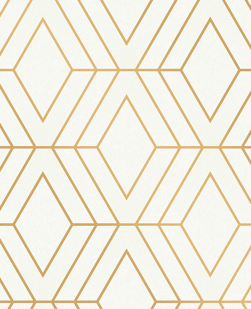 Brewster Home Fashions Adaline Geometric Off-white Wallpaper