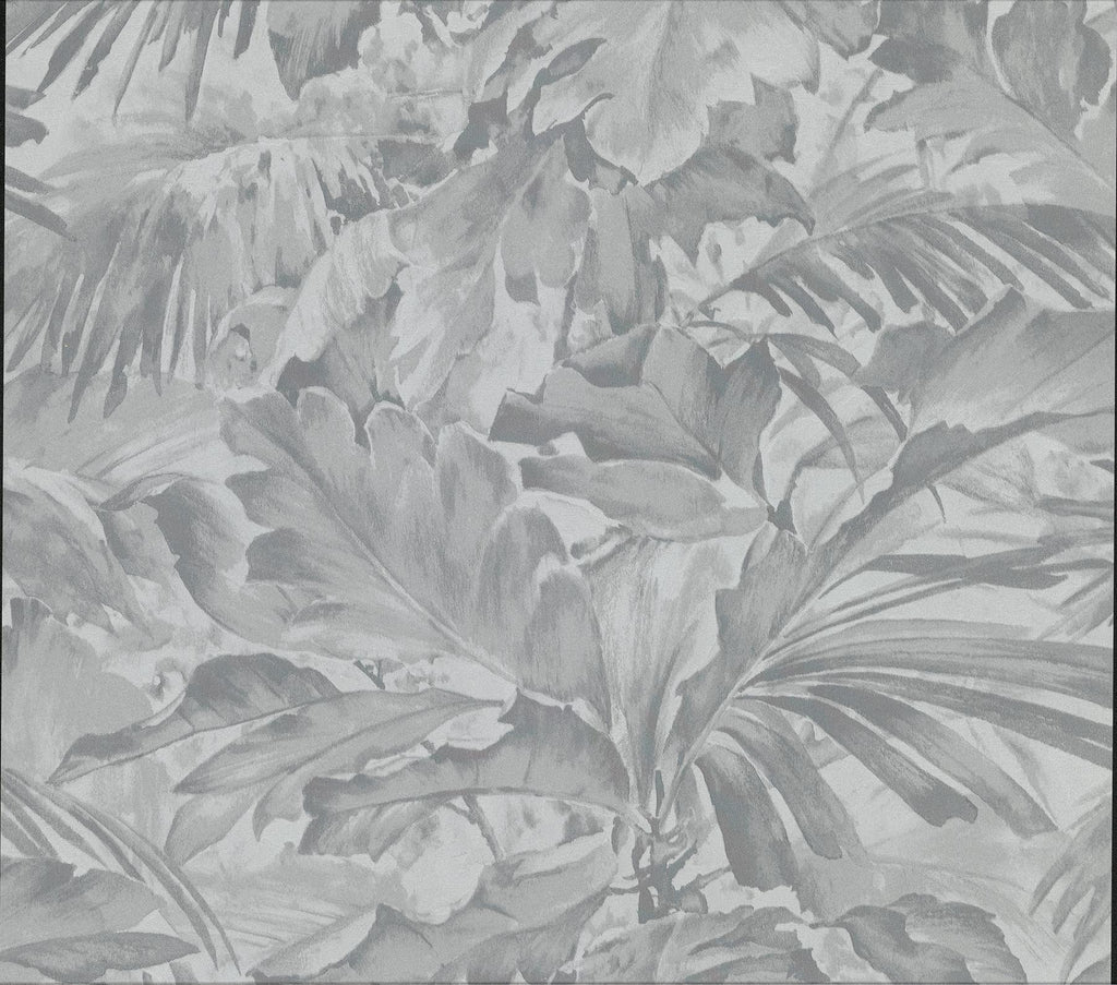 Brewster Home Fashions Boyce Grey Botanical Wallpaper