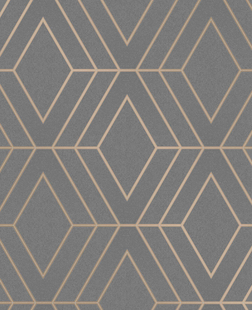 Brewster Home Fashions Adaline Taupe Geometric Wallpaper