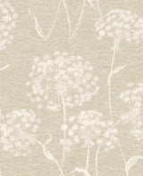 Brewster Home Fashions Garvey Taupe Dandelion Wallpaper