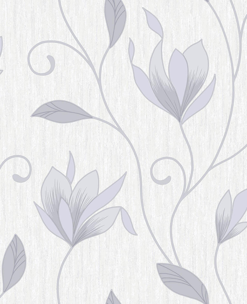 Brewster Home Fashions Gallagher Ivory Floral Trail Wallpaper