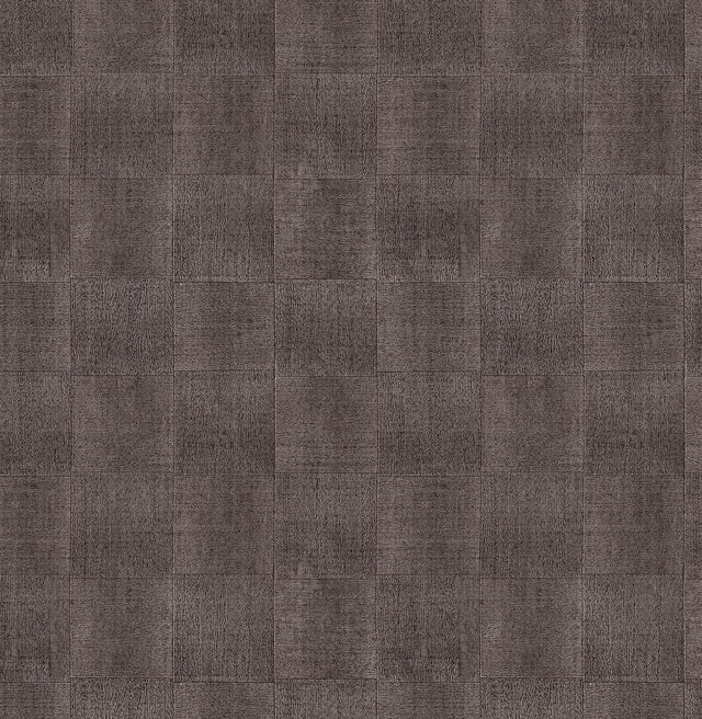 Brewster Home Fashions Larue Brown Block Wallpaper