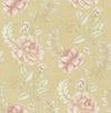 Brewster Home Fashions Summer Palace Butter Floral Trail Wallpaper