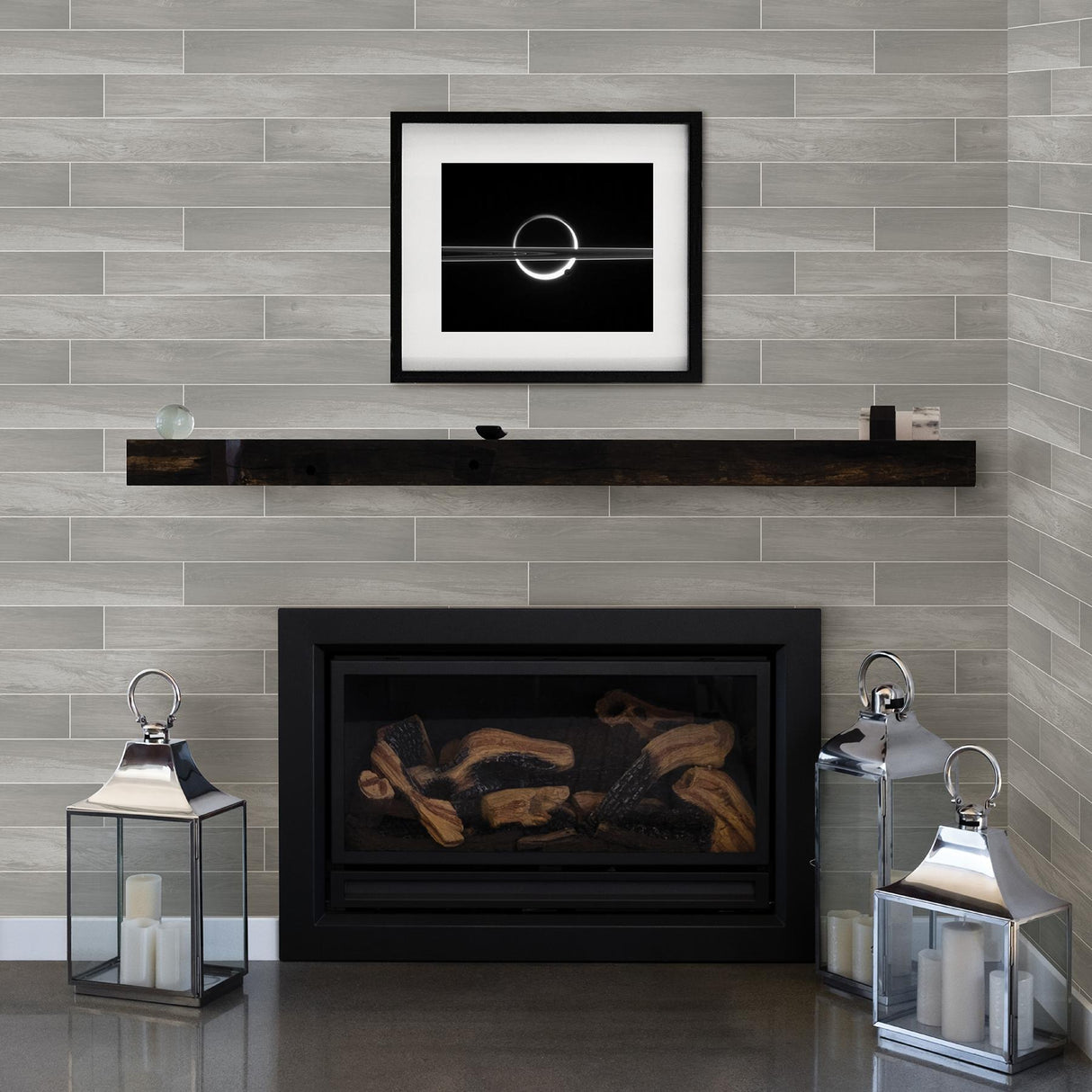 A-Street Prints Titan Dove Wood Wallpaper