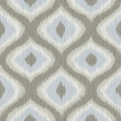 A-Street Prints Abra Grey Ogee Wallpaper