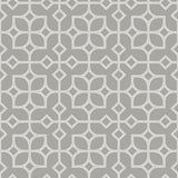 A-Street Prints Maze Light Grey Tile Wallpaper