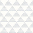 A-Street Prints Summit Light Grey Triangle Wallpaper
