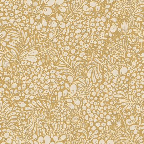 A-Street Prints Siv Botanical Mustard Wallpaper