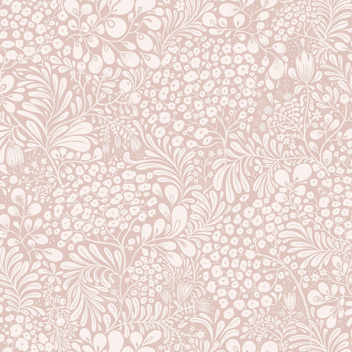 A-Street Prints Siv Botanical Pink Wallpaper