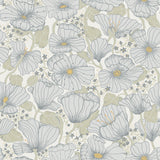 A-Street Prints Matilda Blue Poppy Fields Wallpaper